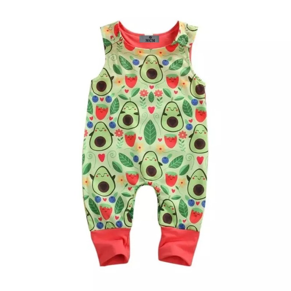 Avocado Smash Cake Birthday Outfit Clothes Romper Cinco de Mayo Bodysuit tacos